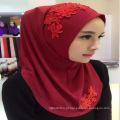 Venda quente hijab caps Muçulmano islâmico tecido chiffon hijab planície senhoras cachecol novo estilo